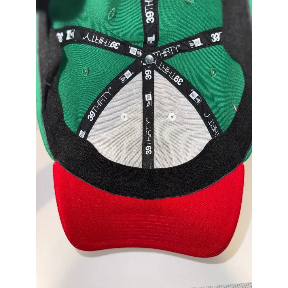 New Era 39THIRTY Mariachis de Nuevo Mexico Hat Green White Red Sugar Skull L/XL